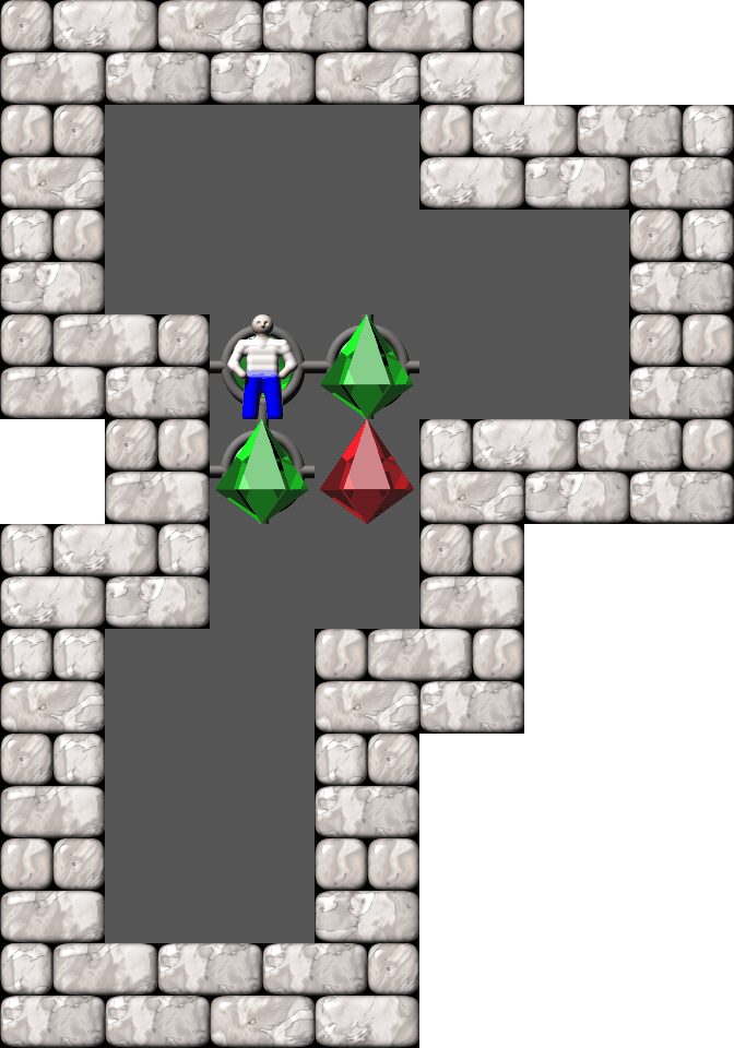 Sokoban Funny Template Levels level 45